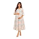 RITIJYA Zipless Feeding Kurta Dress for Women