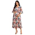 RITIJYA Zipless Feeding Kurta Dress for Women
