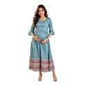 RITIJYA Zipless Feeding Kurta Dress for Women