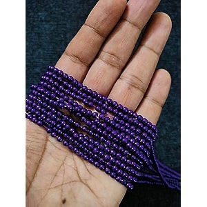 plastic 4 mm beadsmoti kit 1200 pcs for jewellery makingcraftworkdecorations voilet