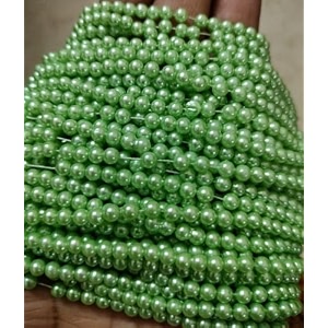 plastic 4 mm beadsmoti kit 1200 pcs for jewellery makingcraftworkdecorations