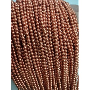 plastic 4 mm beadsmoti kit 1200 pcs for jwellery makingcraftworkdecorations copper