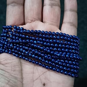 plastic 4 mm beadsmoti kit 1200 pcs for jewellery makingcraftworkdecorations blue