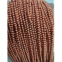 Plastic 4 mm Beads/moti Kit 1200 pcs for Jwellery Making/Craftwork/Decorations (Copper)