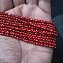 Plastic 4 mm Beads/moti Kit 1200 pcs for Jewellery Making/Craftwork/Decorations (RED)
