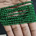 Plastic 4 mm Beads/moti Kit 1200 pcs for Jewellery Making/Craftwork/Decorations (Green)