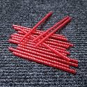 Swirl Pipes for Jhumar/Toran Making/Craftwork/Decorations 100 pcs (RED)