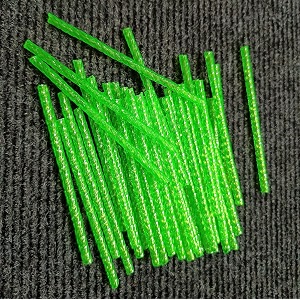 swirl pipes nalki for jhumartoran makingcraftworkdecorations 100 pcs green
