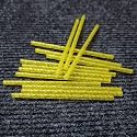 Swirl Pipes nalki for Jhumar/Toran Making/Craftwork/Decorations 100 pcs (Yellow)