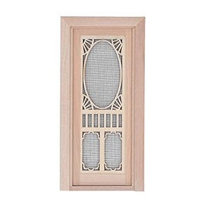 ritoeasysports 112 mini dollhouse furniture model doll house screen door birch for diy