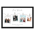 Ritwika's Personalized 4 Pictures Collage Frame With Custom Name or Title and Message | For Home Decor &amp; Gift to Your Friends &amp; Couples | In Two Size 13.5 X 9.5 IN Or 19.5 x 13.5 Inch, Set of 1