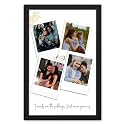 Ritwika's Personalized 4 Pictures Collage Frame With Custom Quote or Message | For Home Decor &amp; Gift to Your Friends &amp; Couples | In Two Size 9.5 x 13.5 Or 13.5 x 19.5 Inch, Set of 1