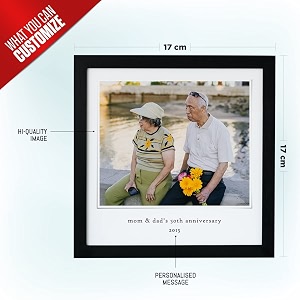 Ritwikas Personalized Polaroid Wall Mount Style Photo