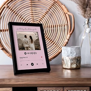 Ritwikas Personalized Spotify Song Barcode with Photo