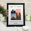 Ritwika39s Synthetic Wooden Personalized Pictures Collage Square