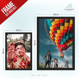 Ritwikas Wood Personalized Wall Mount Rectangular Photo