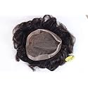 Ritzkart 8x5 French Lace European Virgin Human Hair Toupee Men's Wigs With Soft Thin Lace Hairpiece Cap Dark Brown Color, Black,