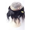 Ritzkart 8x6 Usa Monofilament Remy Human Virgin 11 a Grade Hair Patch Toupee for Men, multicolor,