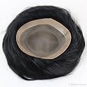 Ritzkart Hair Toupee/patches/systems/wigs for Men Natural Human Hair Black, Black,