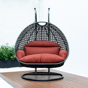 riva craft double seater swing chair with stand and cushion iron large swing