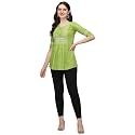 Riva Enterprise Rayon Fabric with Embroidery Stitched