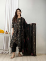 River of cloth Women Kurta Pant Dupatta
