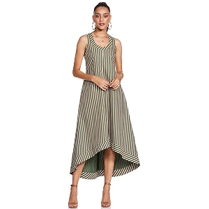 RIVER Cotton Designer Maxi Womens Casual Dress