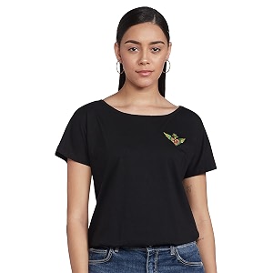 RIVER Designer Loose Fit Womens Tops T-Shirt