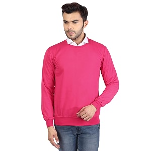 River Hill Mens Fleece Round Neck Sweater