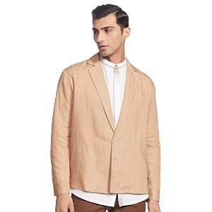 RIVER Mens Notch Lapel Regular Blazer