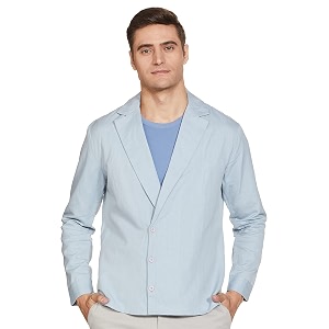 RIVER Mens Notch Lapel Regular Blazer