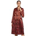 RIVER Women39s Polyester RS2JJVDR104A Midi Special Occasion