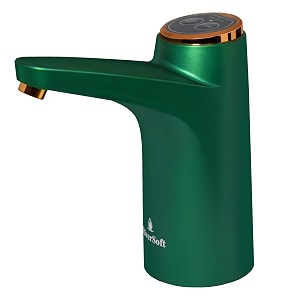riversoft awd-gr-1 automatic water dispenser for 20 litre can green food grade 4w 1200 mah battery