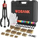 Rivet Nut Tool Kit, 16" Rivnut Tool with 12 Mandrels & 230pcs Rivet Nuts