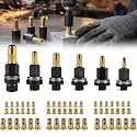 Rivet Nut Tool Kit, Carbon Steel Rivet Nut Tool Set, M3-M10 Kit + 60 Nuts