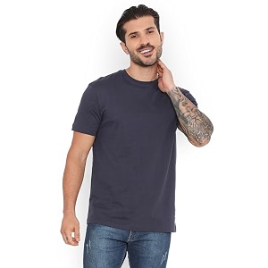 Rivolta Mens Solid Regular Fit T-Shirt