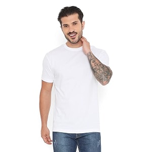 Rivolta Mens Solid Regular Fit T-Shirt