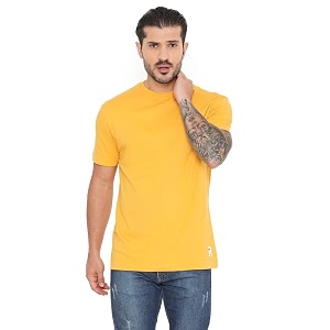 Rivolta Mens Solid Regular Fit T-Shirt