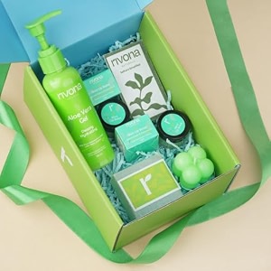 rivona naturals pamper yourself with the ultimate skincare gift set for women amp men with natural skin care products  gift box for every occasion  pack of 4