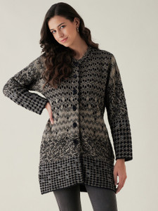Rivza Self Design Round Neck Casual Women