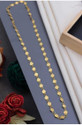 RIWAAH CREATIONS 22K coin laxmi gini necklace 28 inch long Gold-plated Plated Brass Chain