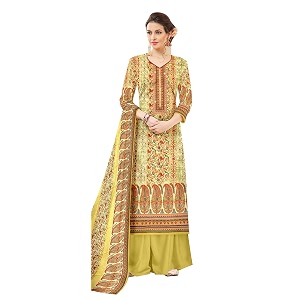 riwaayat trends pure woolen pashmina siroski work digital printed unstitched salwar suit material with pashmina printed shawl dupatta