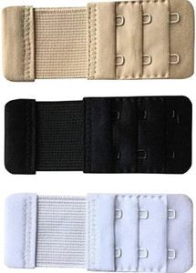 riwaaz creation bra hook extender-2 hook - 3 eye with extra elastic bra extensions hook extender