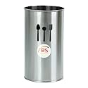 "CREST STAINLESS STEEL CUTLERY HOLDER | Elegant and Durable Utensil Organizer for Modern Kitchens | Utensil Organizer for Spatulas, Skimmers, and More (Silver)