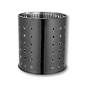 Steel Cutlery Holder/Organizer for Kitchen &amp; Dining Table | Multi-Purpose Spoon, Knife, Fork, Chopstick Storage Box – Tabletop Utensil Organizer, Durable &amp; Stylish (Black, 12*14 Cm)