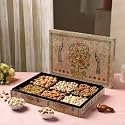 Riwaz Green Peacock Dry Fruits Gift Box