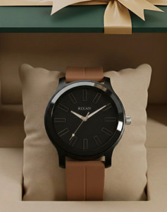 Rixan BRW-Magnetic Brown Wrist Watch for Men