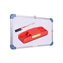 Non-Magnetic Engineered Wood White Board Double Sided Both With Duster&Marker (Wb/1X1.5/Pld/Mrk)