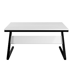 riyan luxiwood engineered wood z type study table home amp office study table sturdy structure easy assemble space saver amp easy cleaning size-90x60x75cm powder coated white