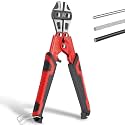 Rizom 8-inch Mini Bolt Cutter, Spring Loaded Wire Cutters Heavy Duty, CR-V Steel Blade for Wire, Cables, Chains, Small Screws